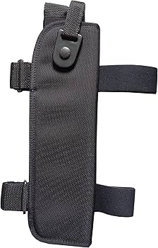 黒 レザー ホルスター、脱棒防止付き Amazon | East.A レッグホルスター ナイロン製・ブラック No.358